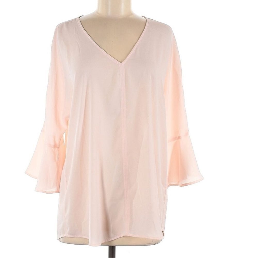 Chaus Women's Pink V-Neck Top